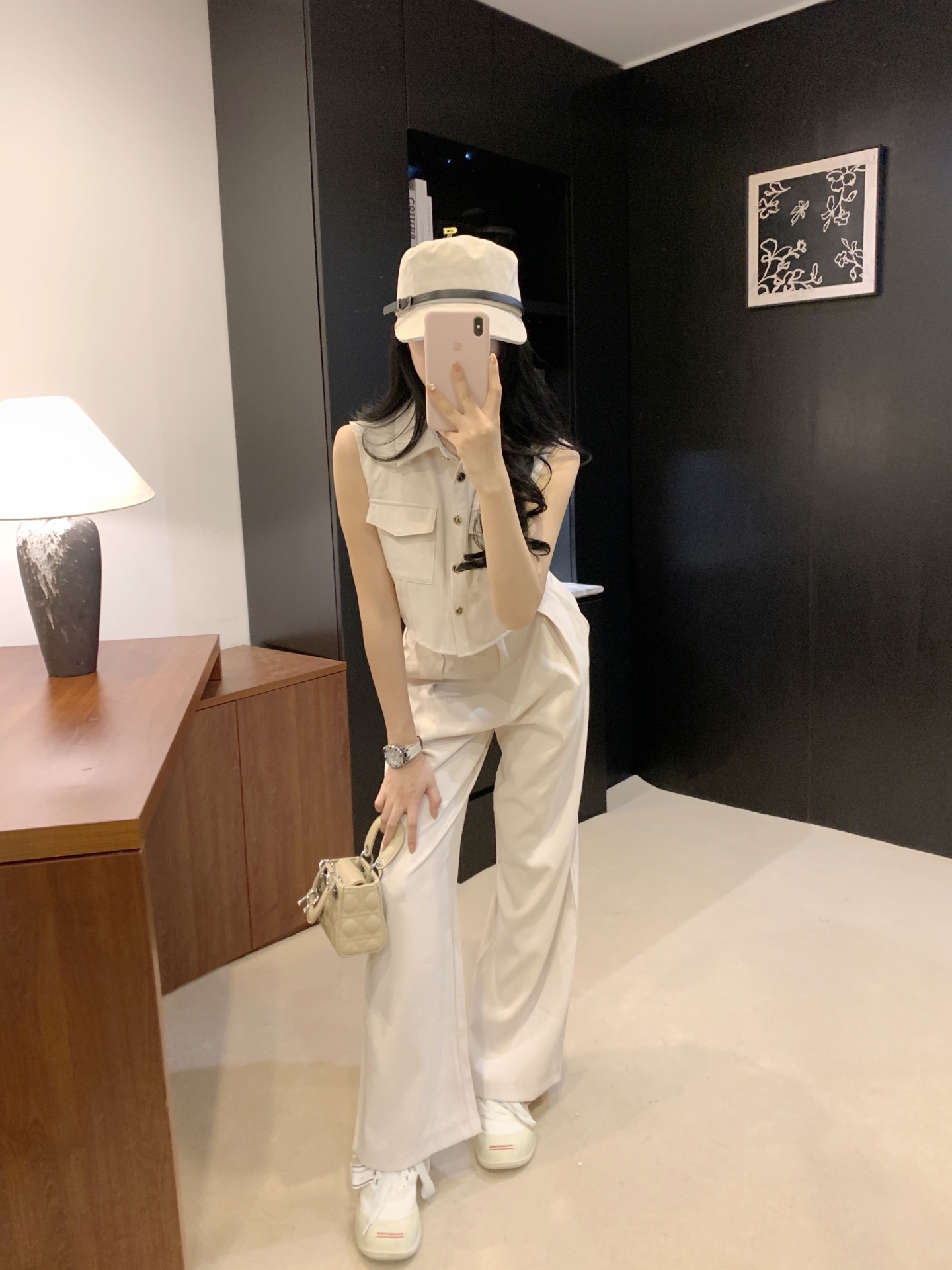 Y style Embroidered vest set