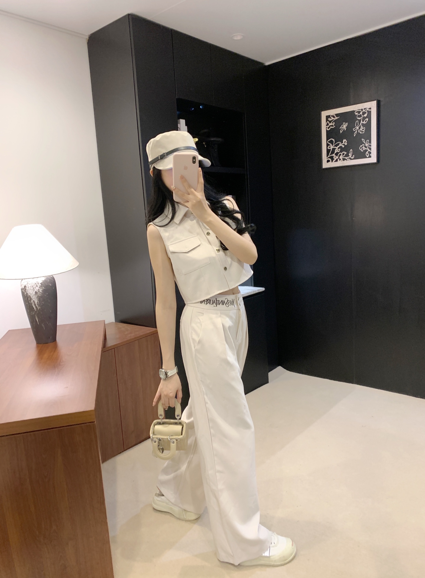 Y style Embroidered vest set