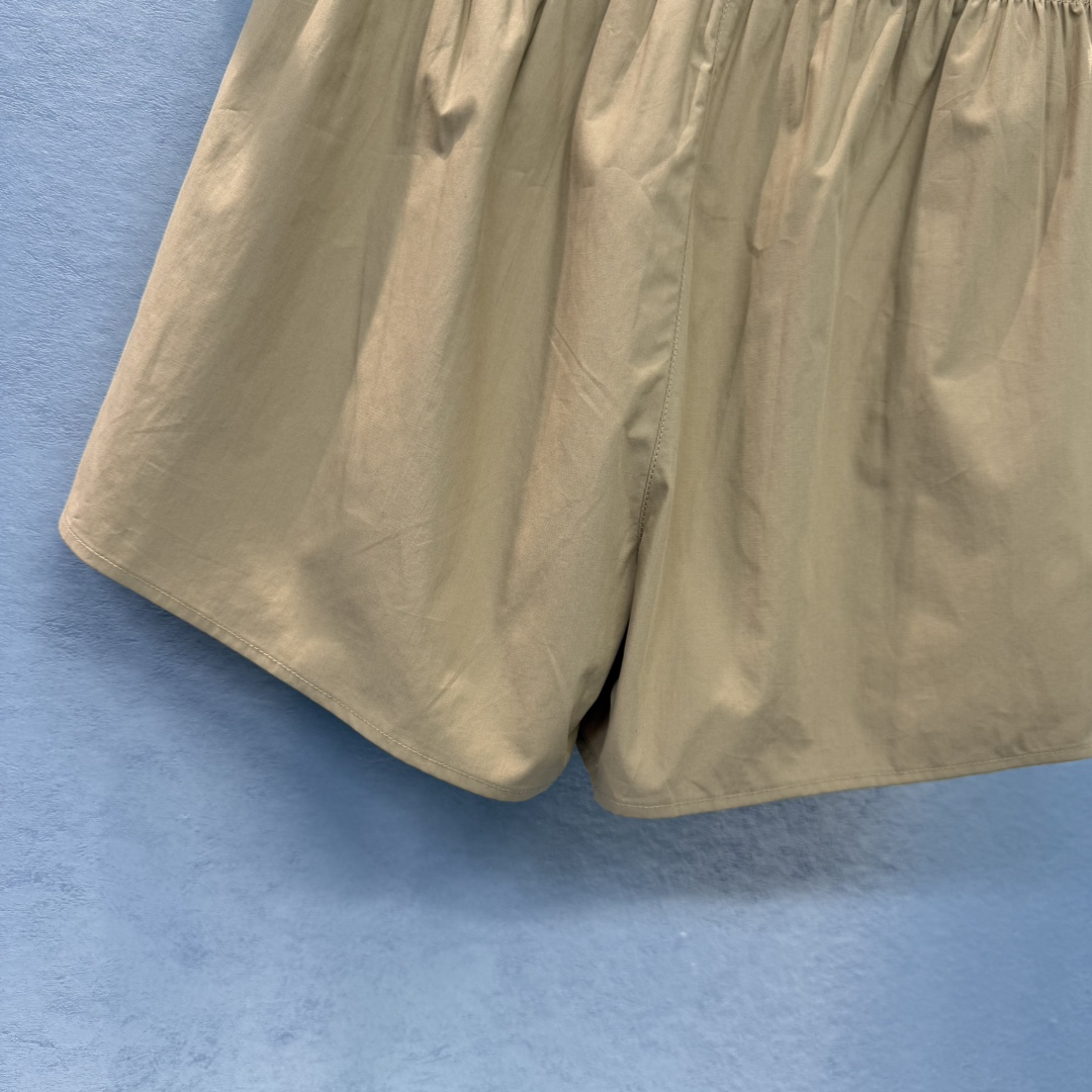 M style Short-sleeved shirt and shorts set