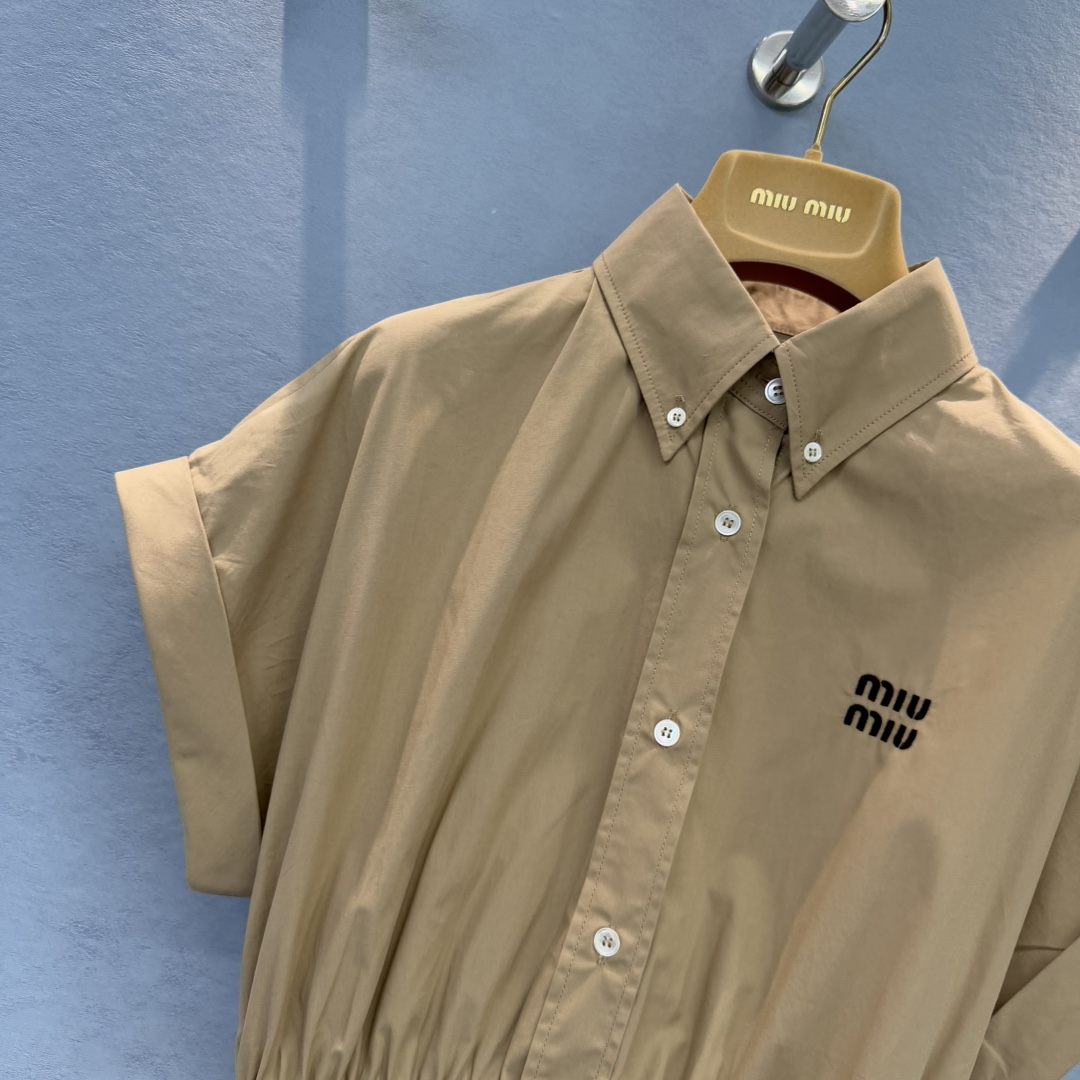 M style Short-sleeved shirt and shorts set