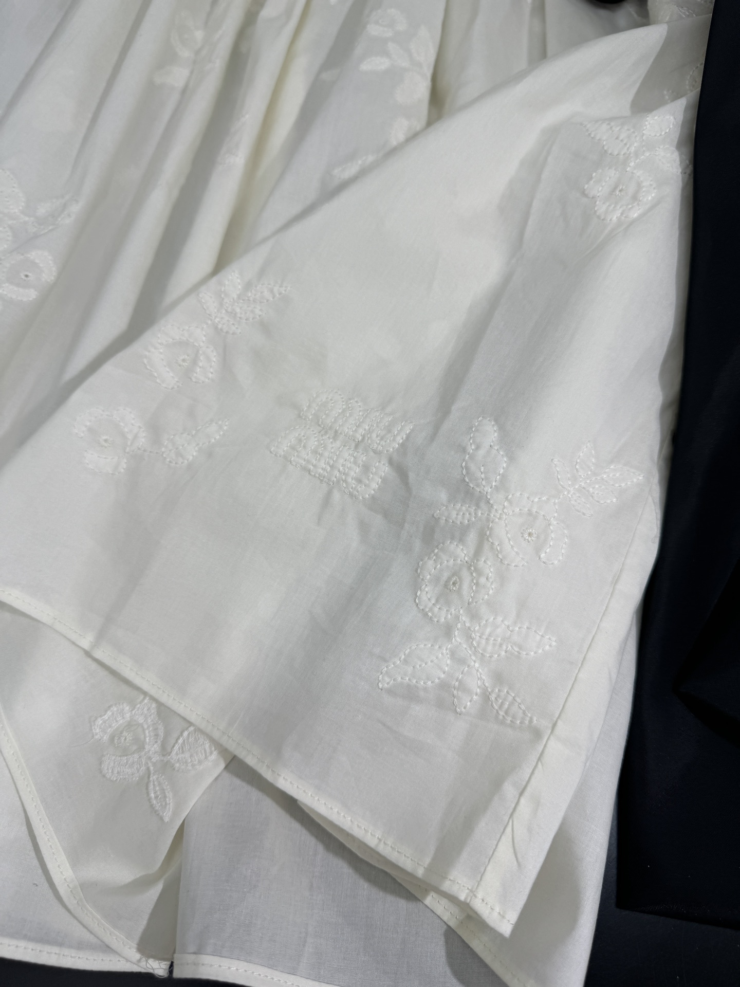 M style Cotton and silk blend jacquard skirt