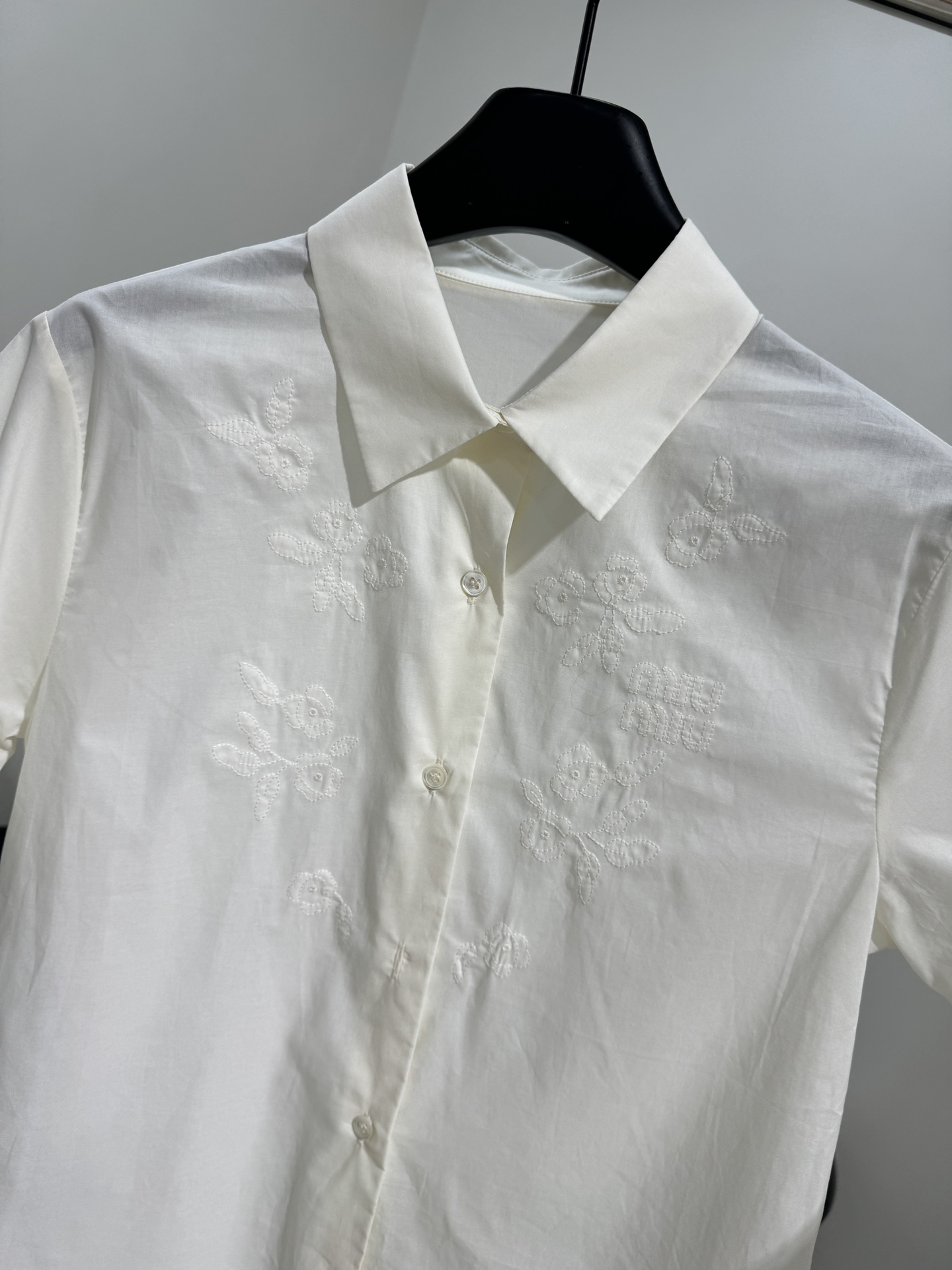 M style Cotton and silk blend jacquard top