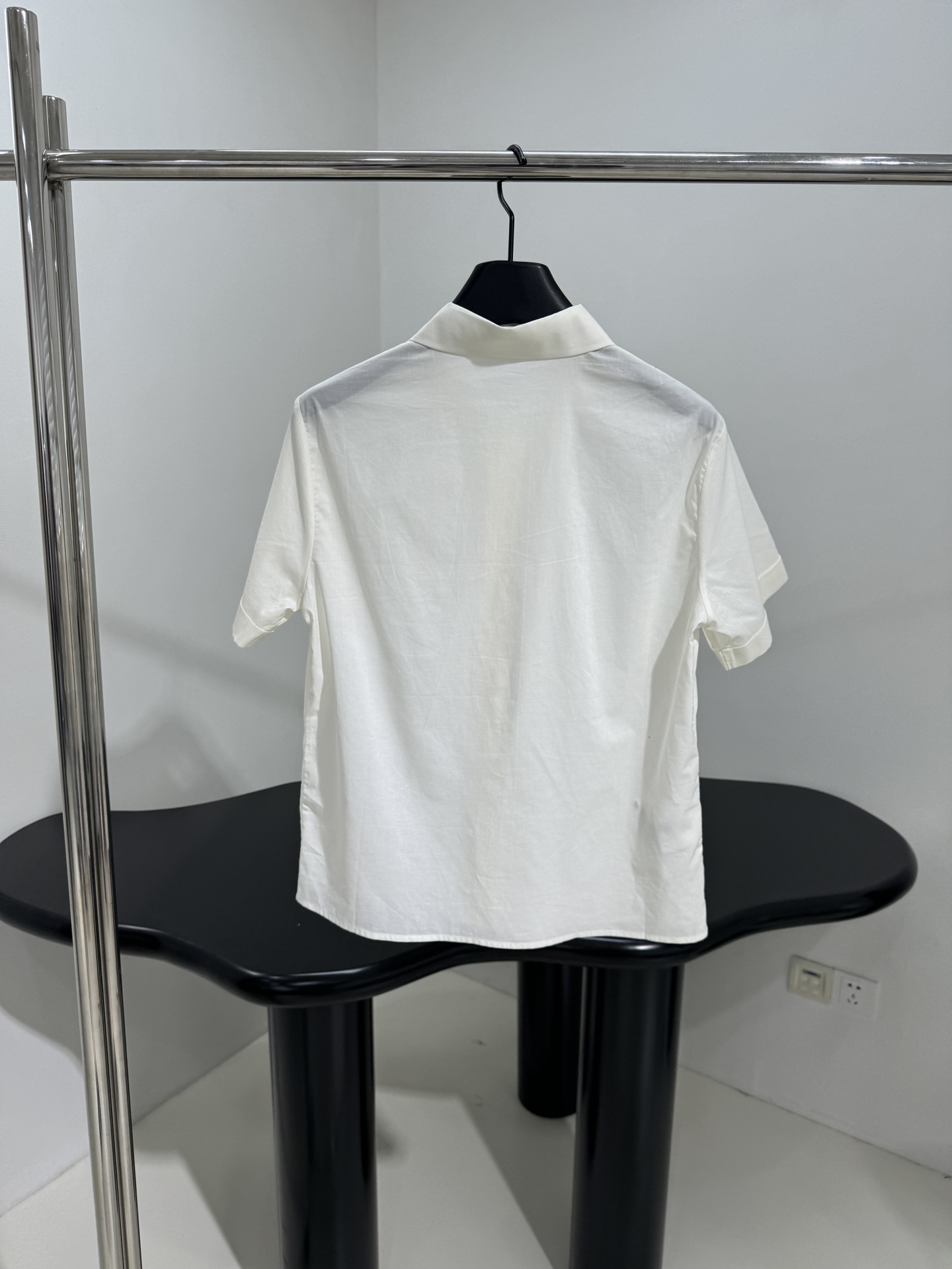 M style Cotton and silk blend jacquard top