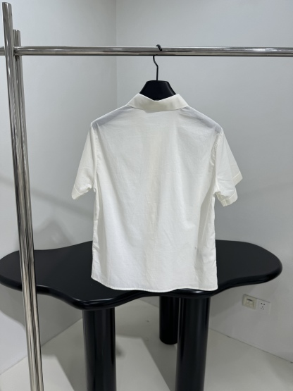 M style Cotton and silk blend jacquard top