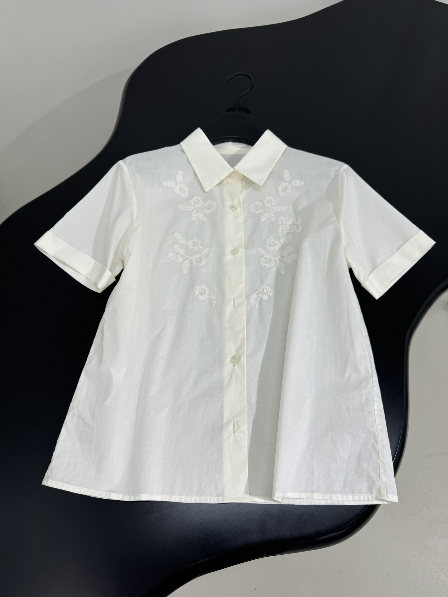 M style Cotton and silk blend jacquard top