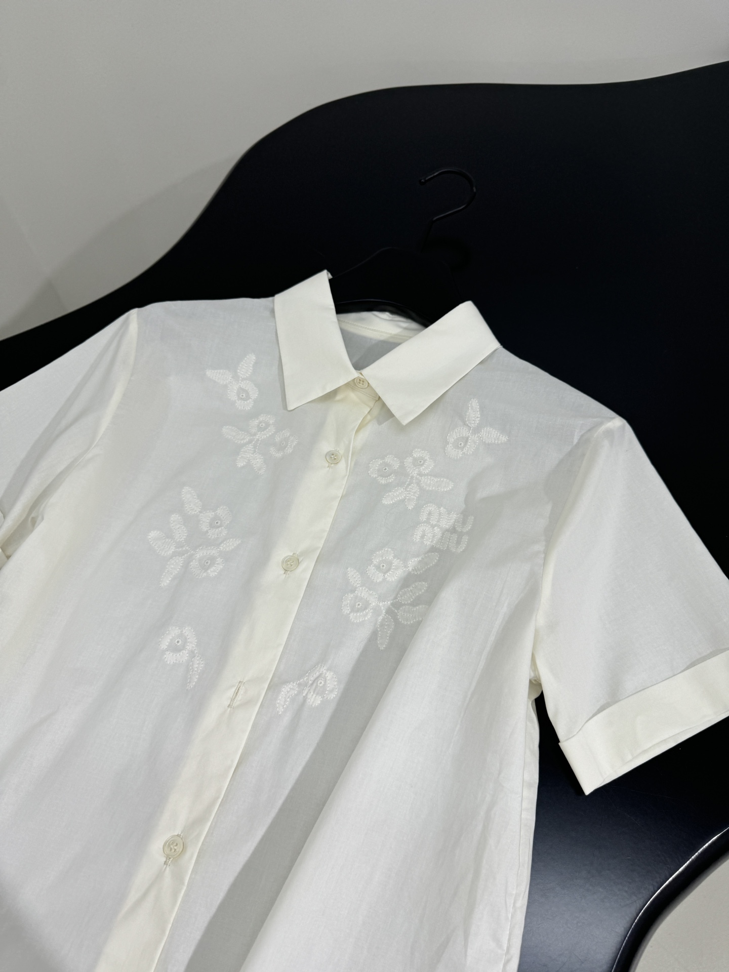 M style Cotton and silk blend jacquard top