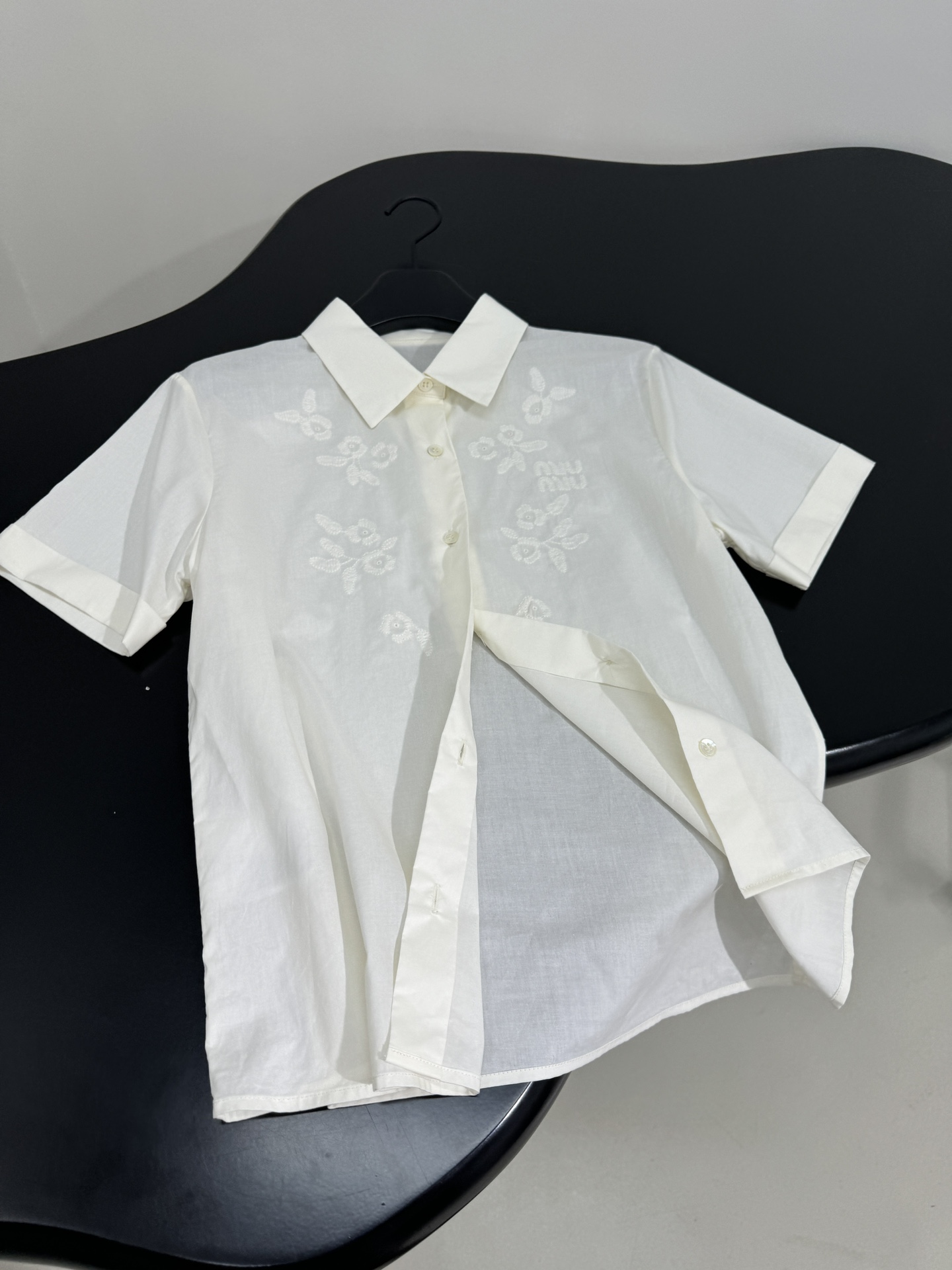 M style Cotton and silk blend jacquard top
