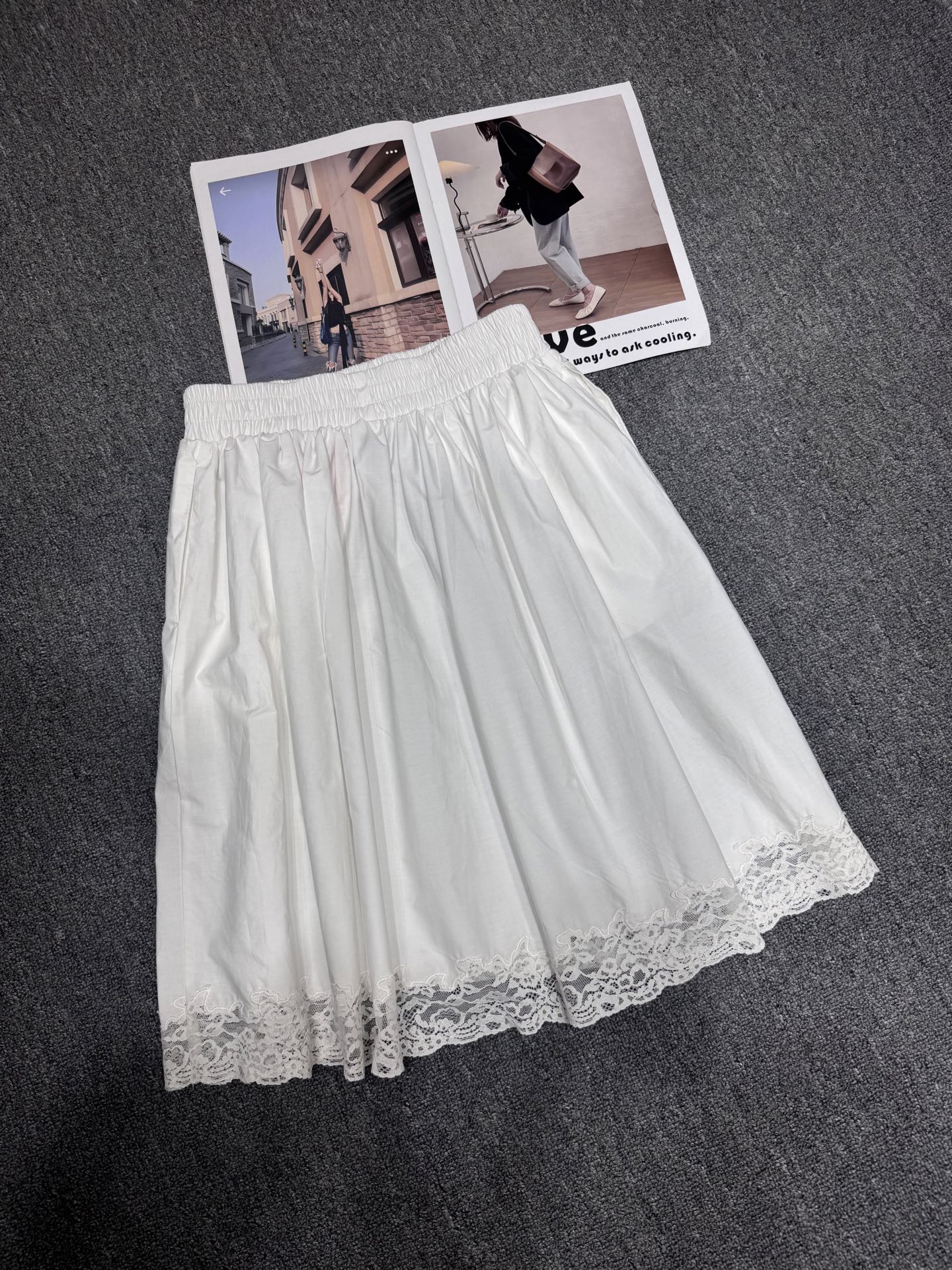 M style Lace skirt