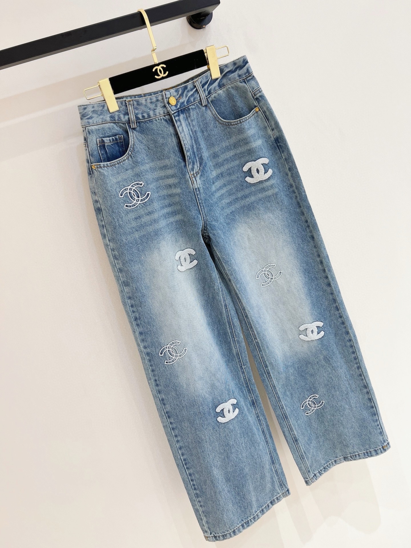 C style Double C logo casual jeans