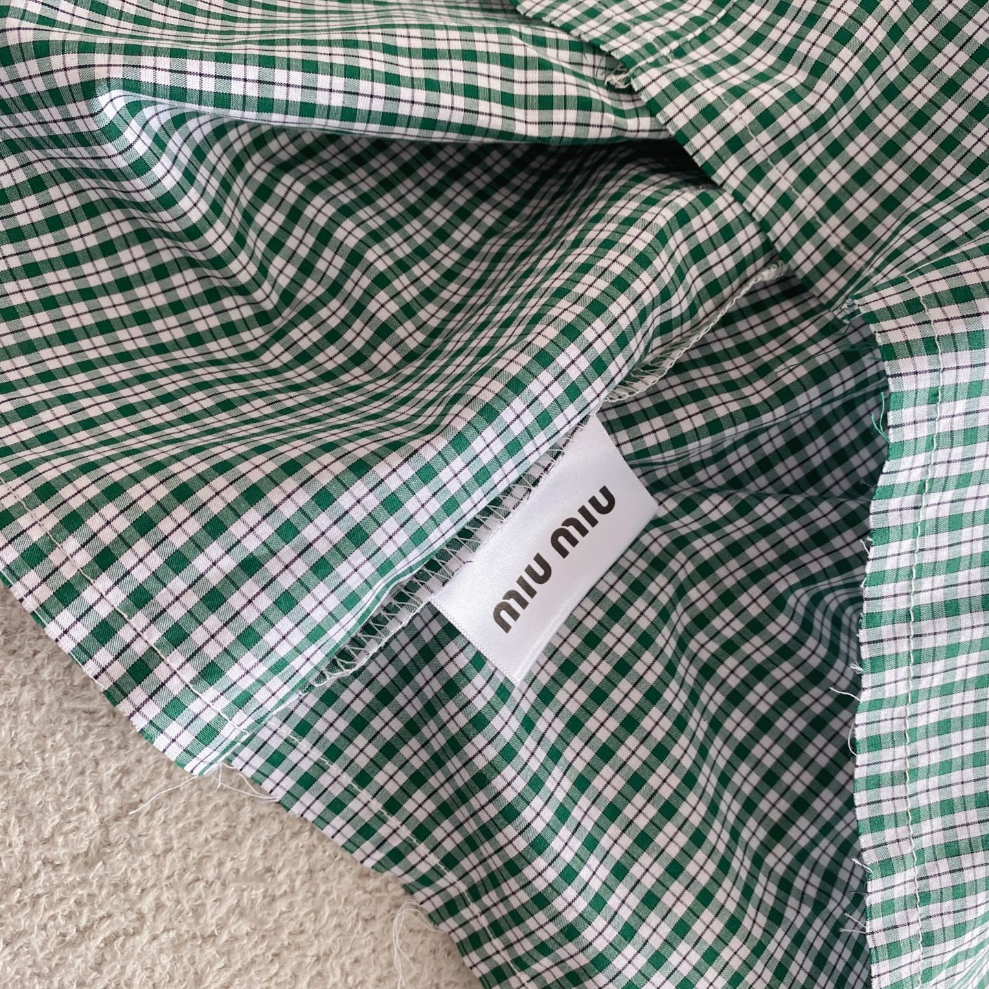 M style Logo Check Shirt
