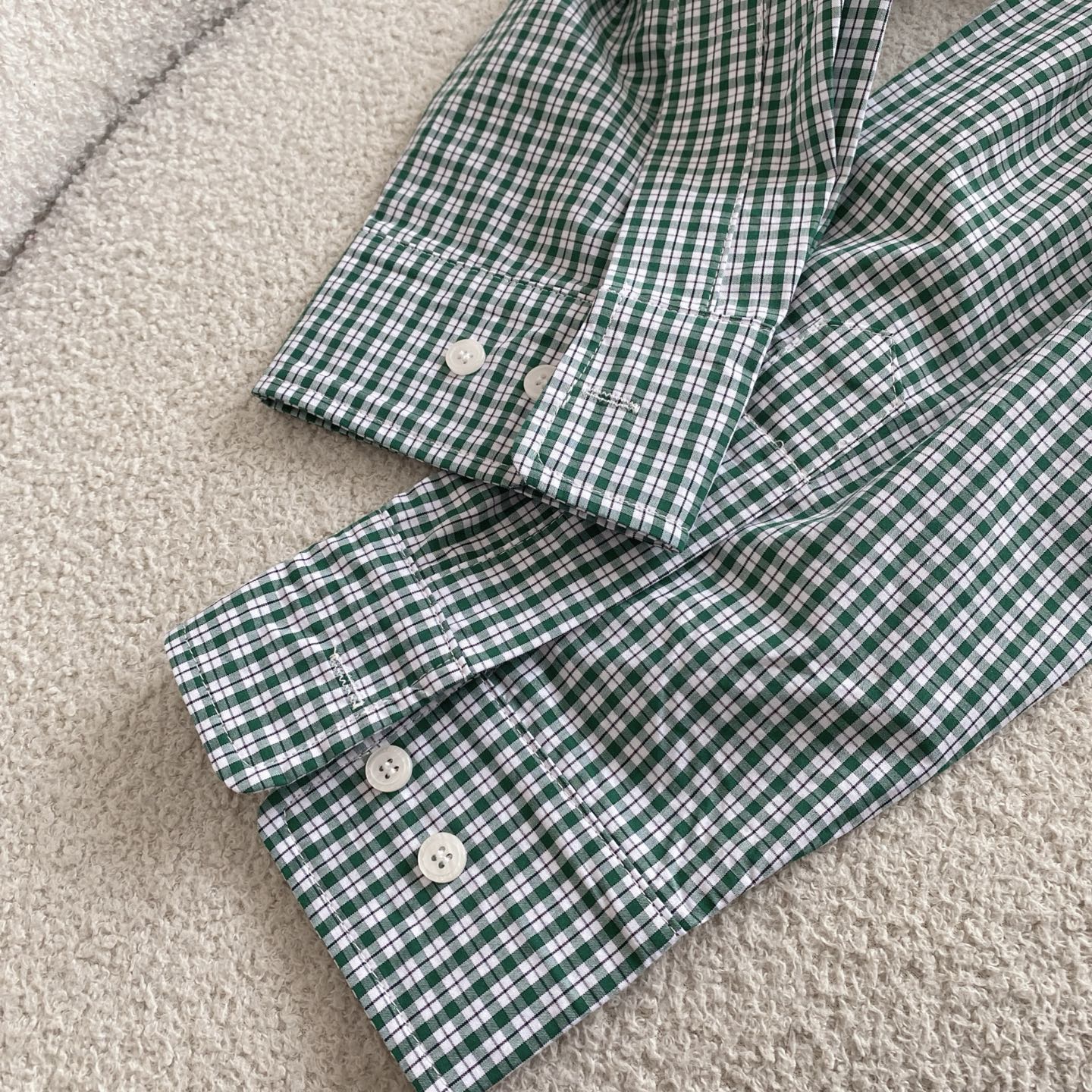 M style Logo Check Shirt