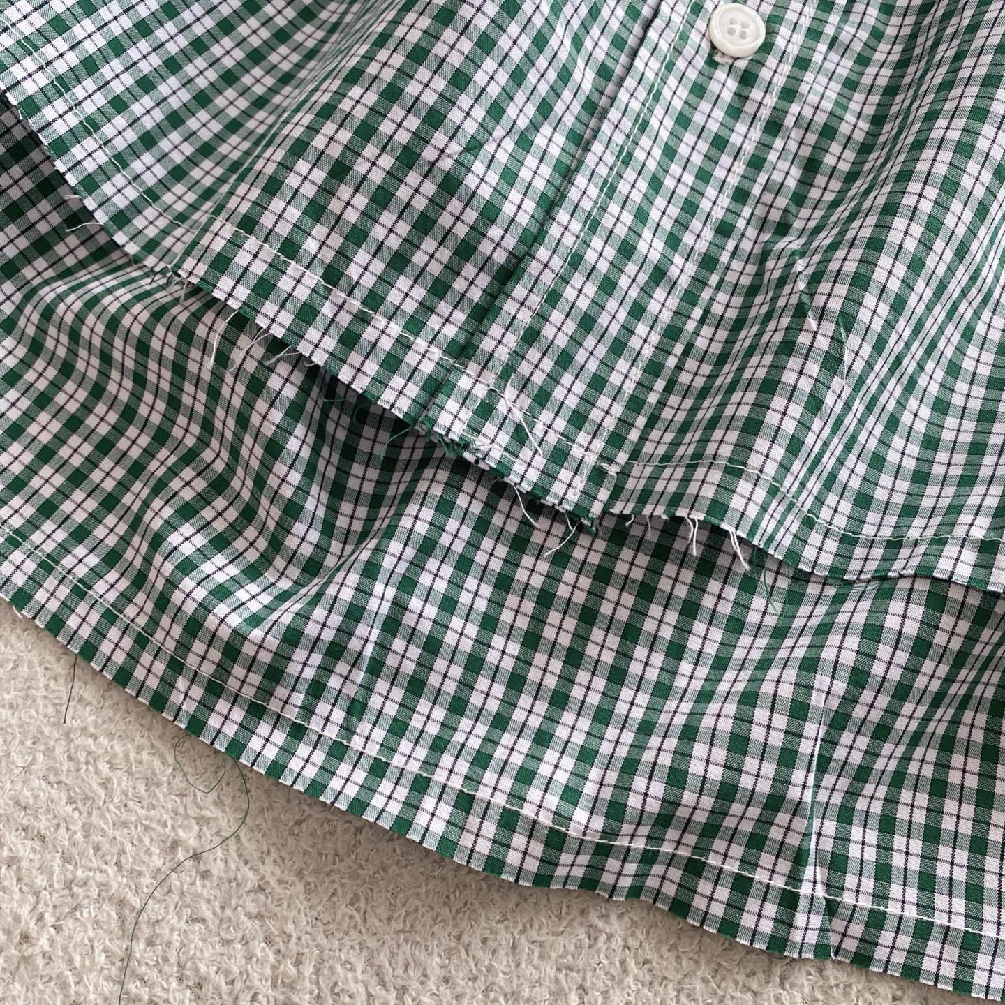 M style Logo Check Shirt