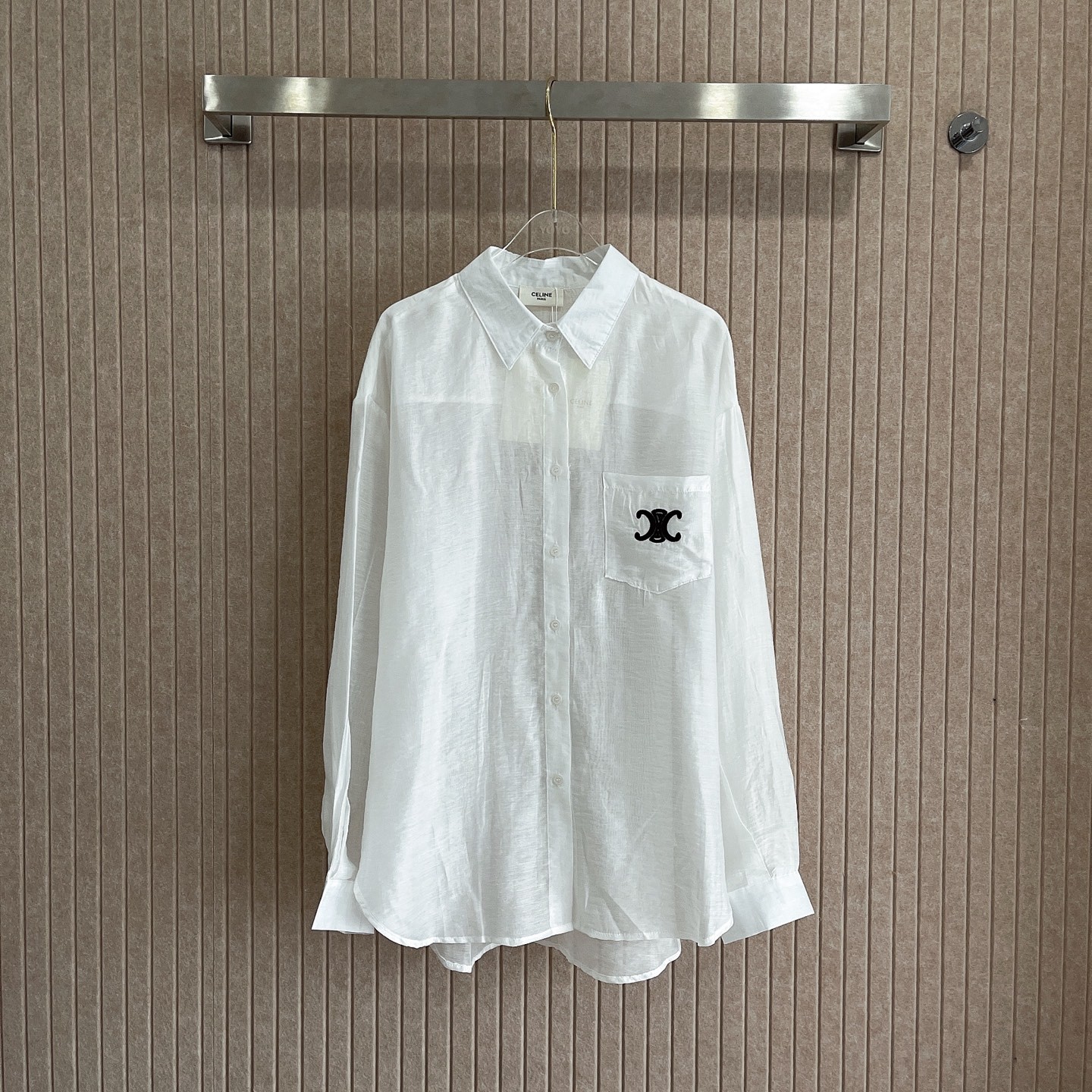 C style Embroidered sun protection shirt