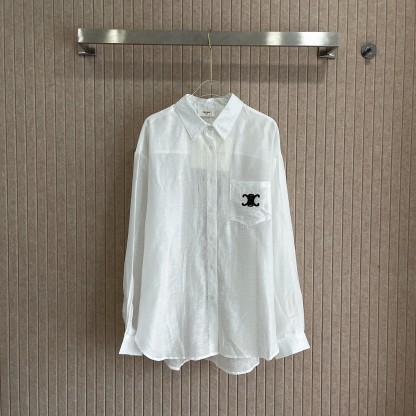 C style Embroidered sun protection shirt