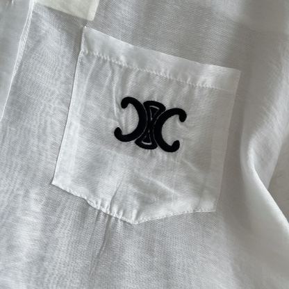 C style Embroidered sun protection shirt