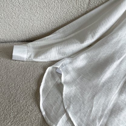 C style Embroidered sun protection shirt