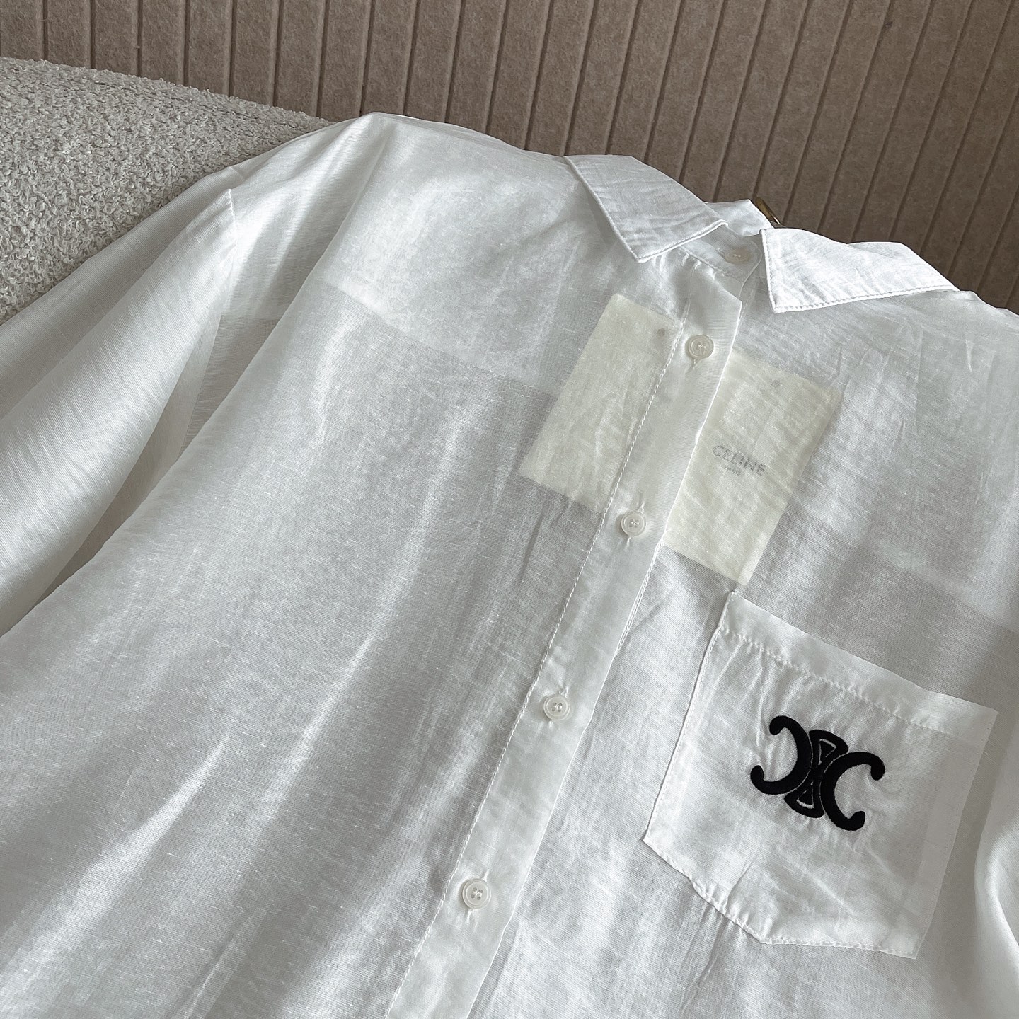 C style Embroidered sun protection shirt