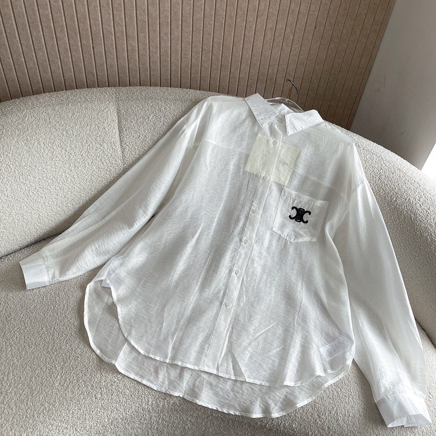 C style Embroidered sun protection shirt