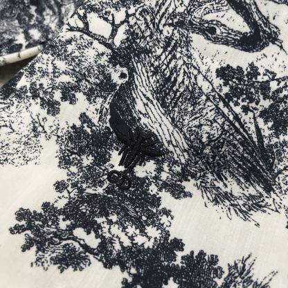 D style Reactive Print Knot Shirt