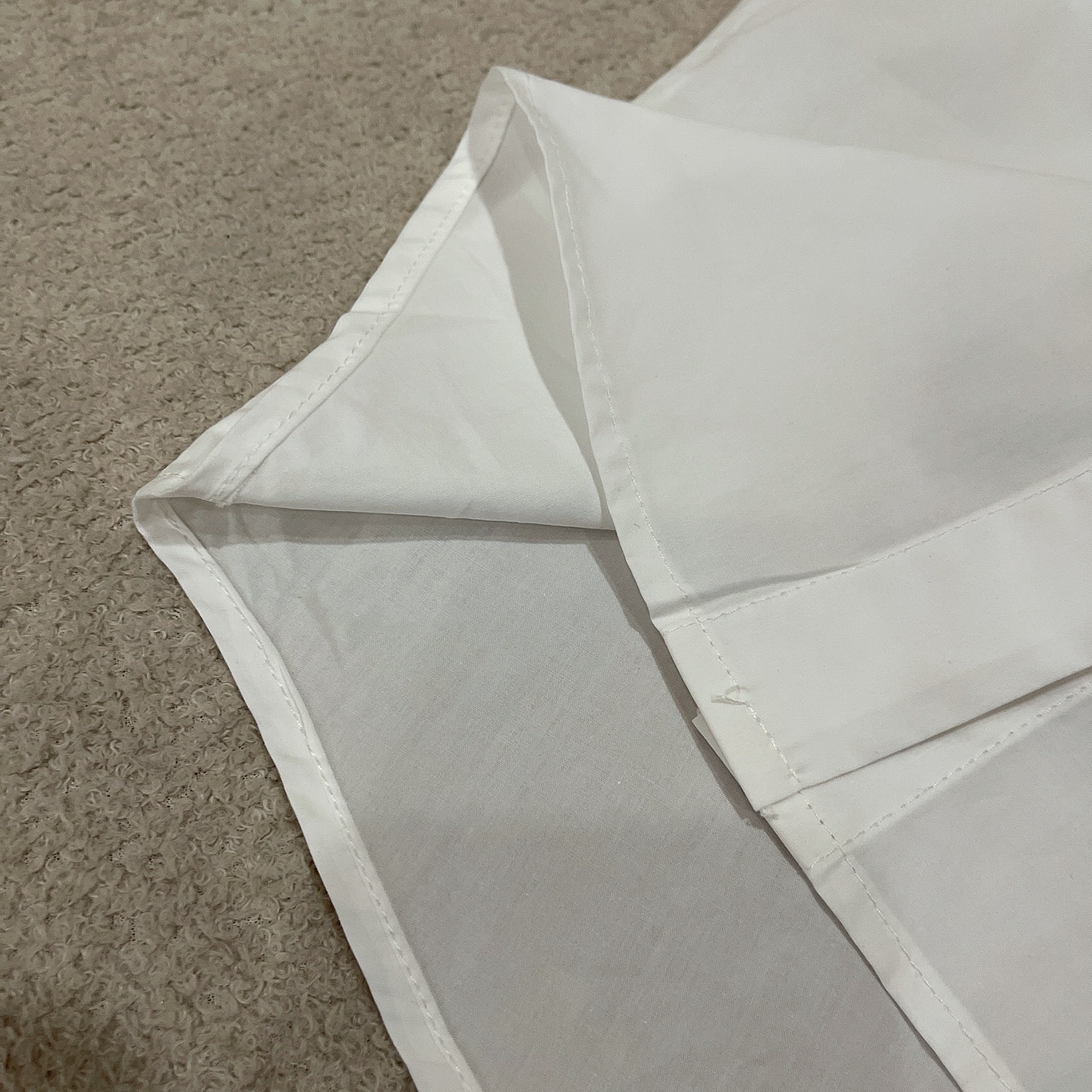 D style Short-sleeved pearl button shirt