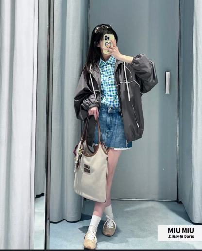 M style Check short-sleeved shirt