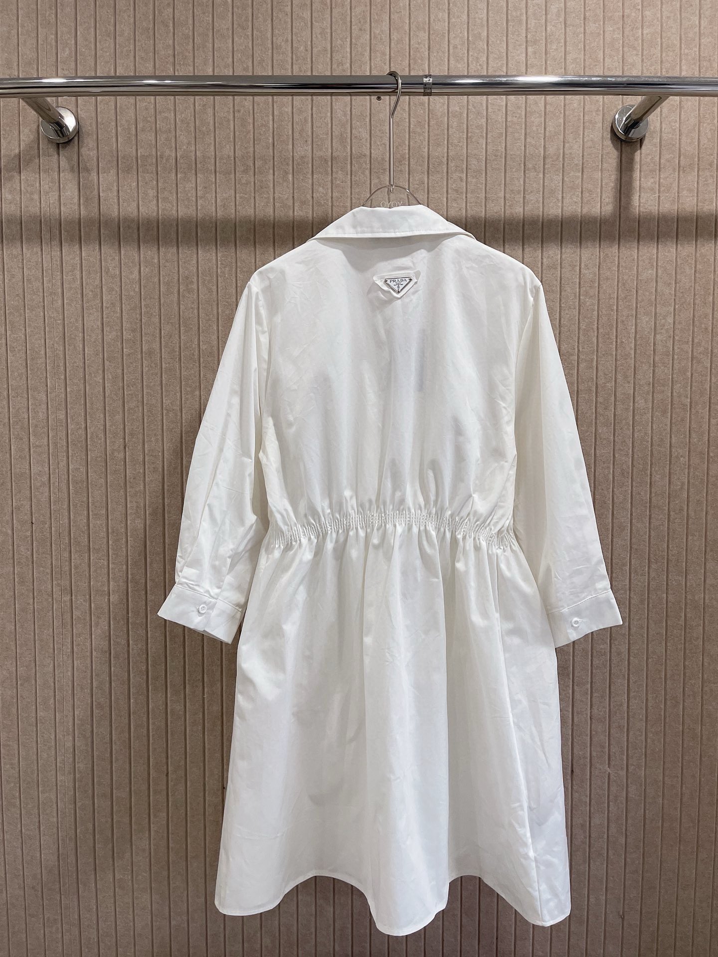 P style Minimalist white dress