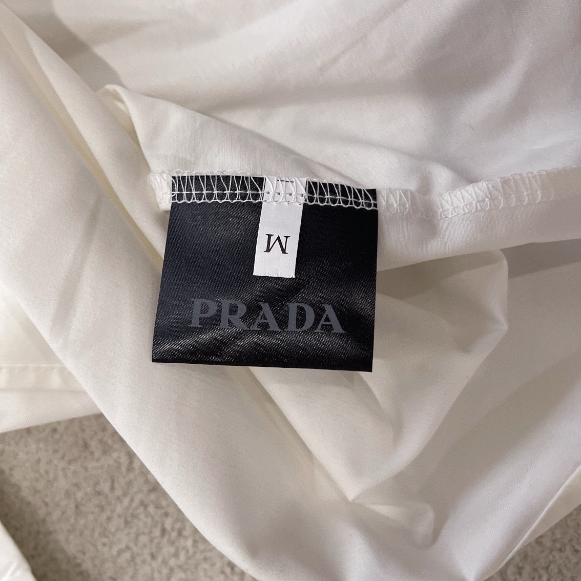 P style Minimalist white dress