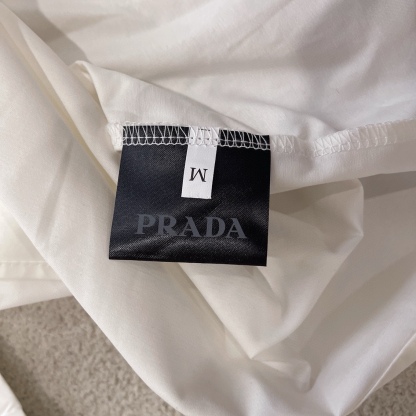 P style Minimalist white dress