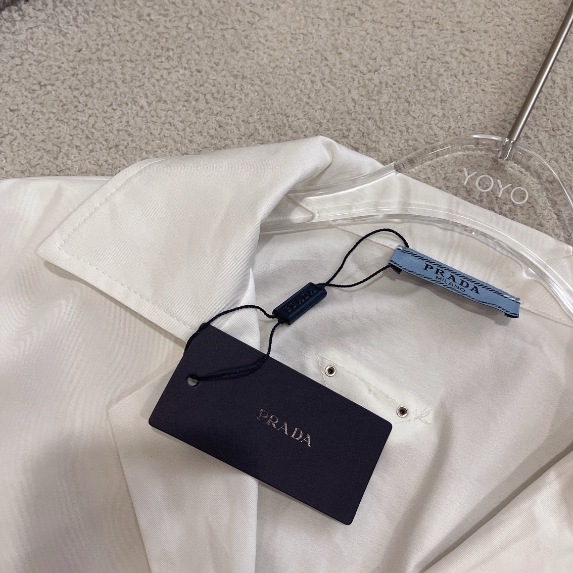 P style Minimalist white dress