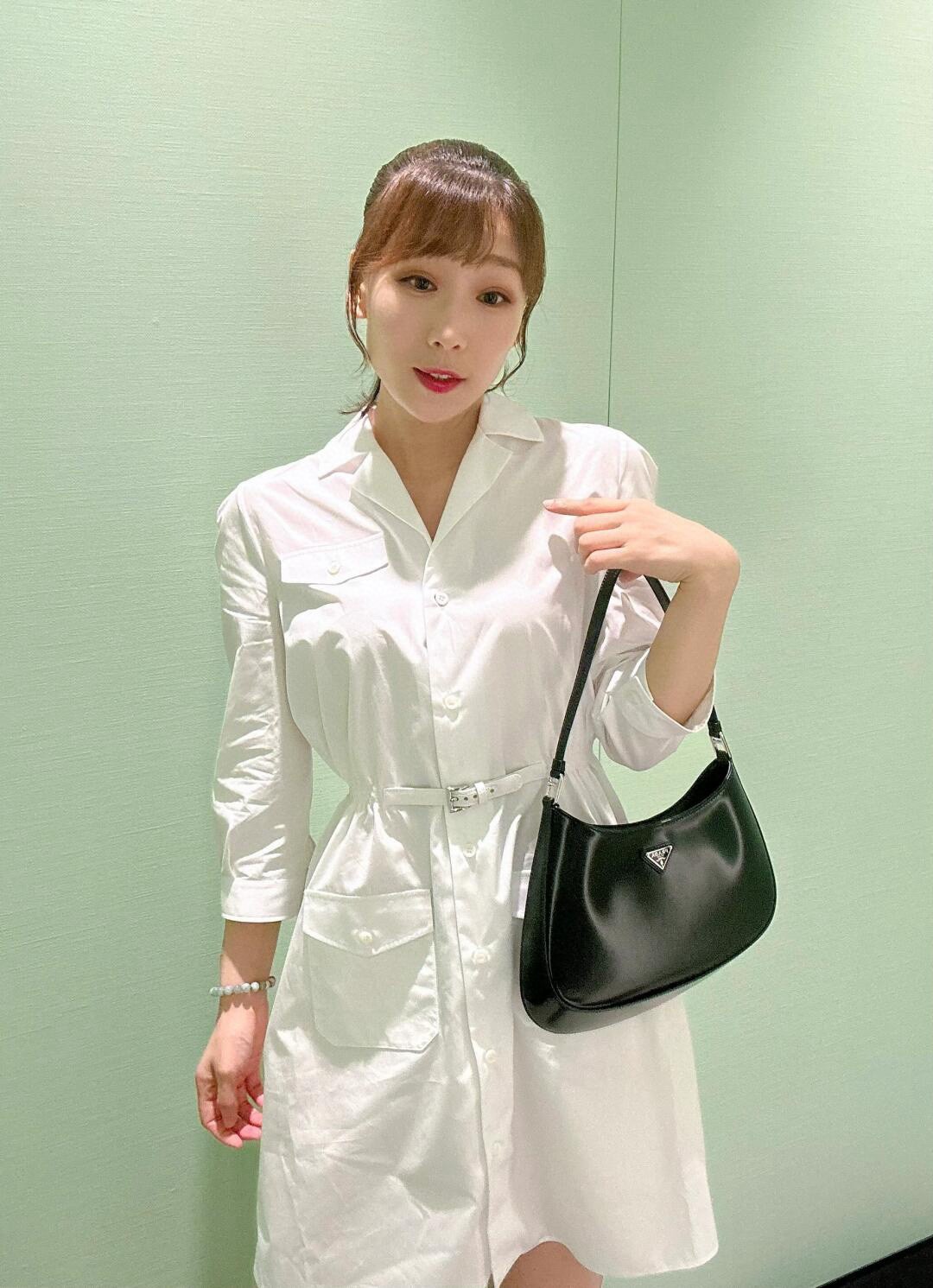 P style Minimalist white dress