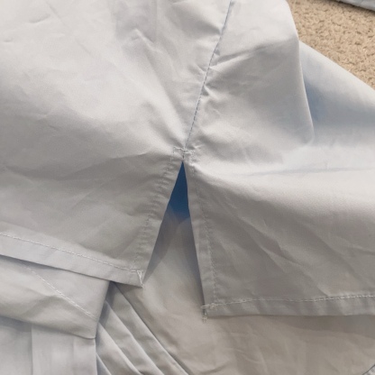 D style Jacquard hollow stitching shirt dress (with belt)