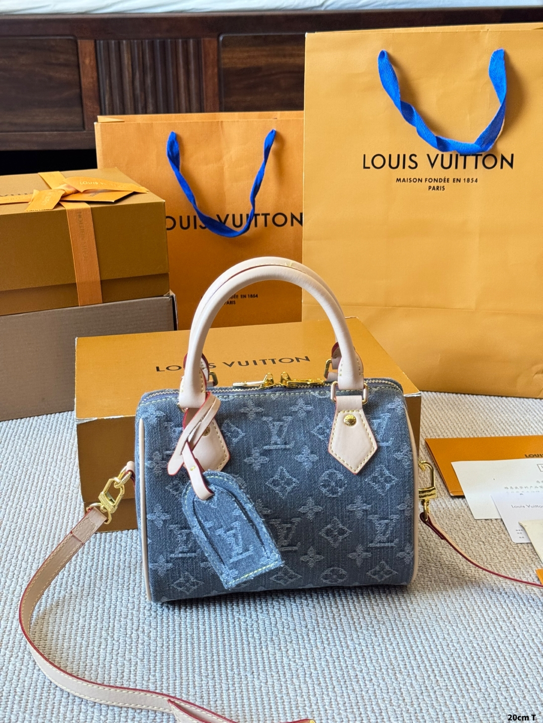 20 Denim Pillow Bag 20*16cm