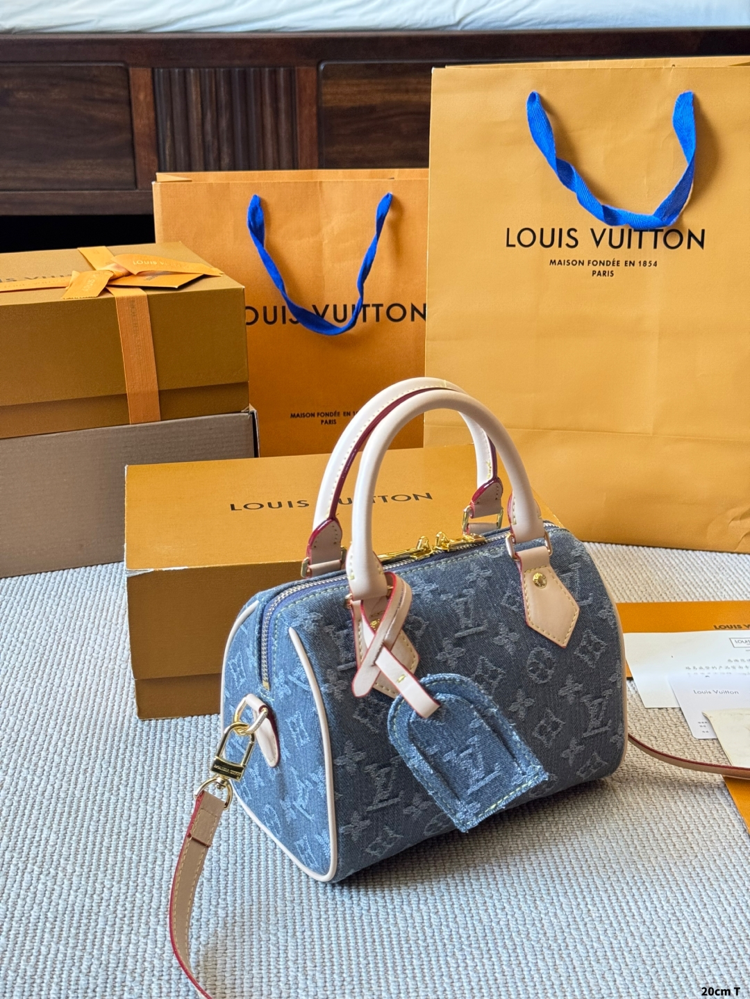 20 Denim Pillow Bag 20*16cm