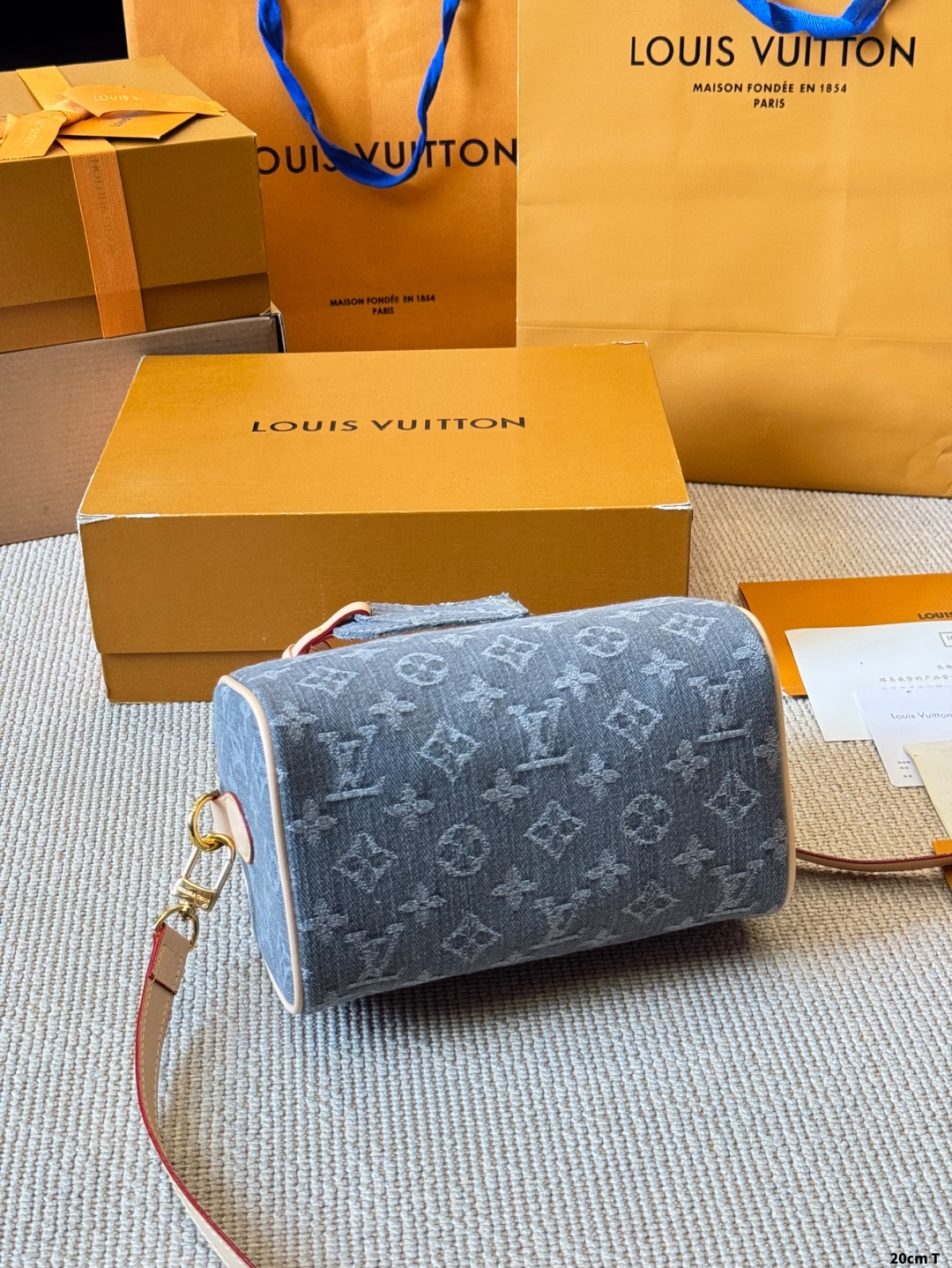 20 Denim Pillow Bag 20*16cm