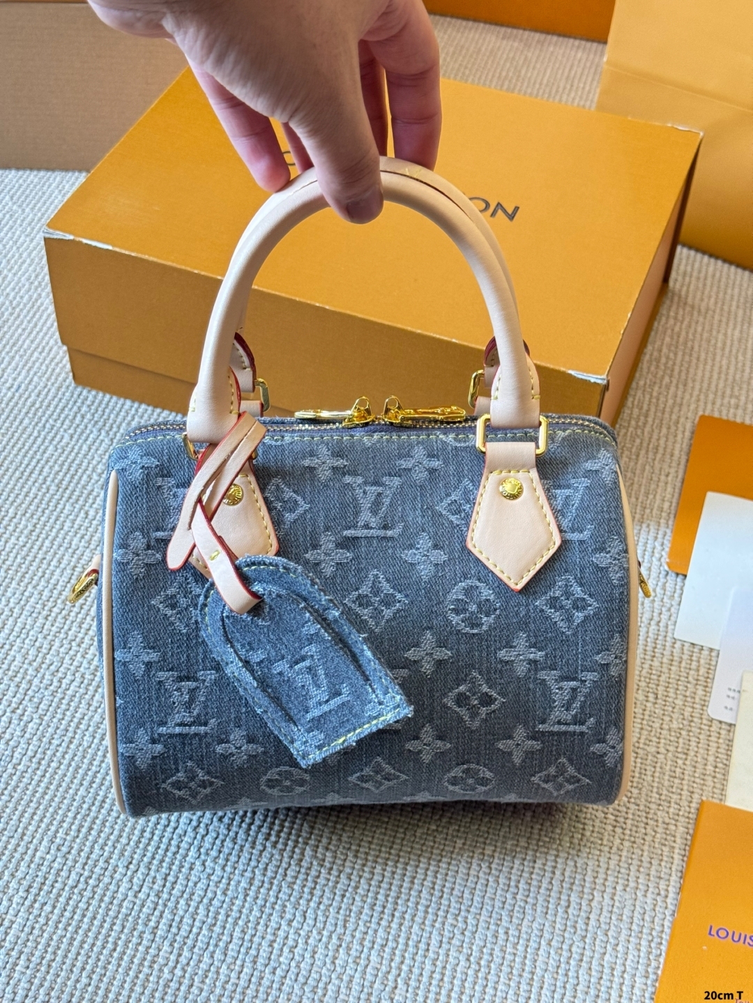 20 Denim Pillow Bag 20*16cm