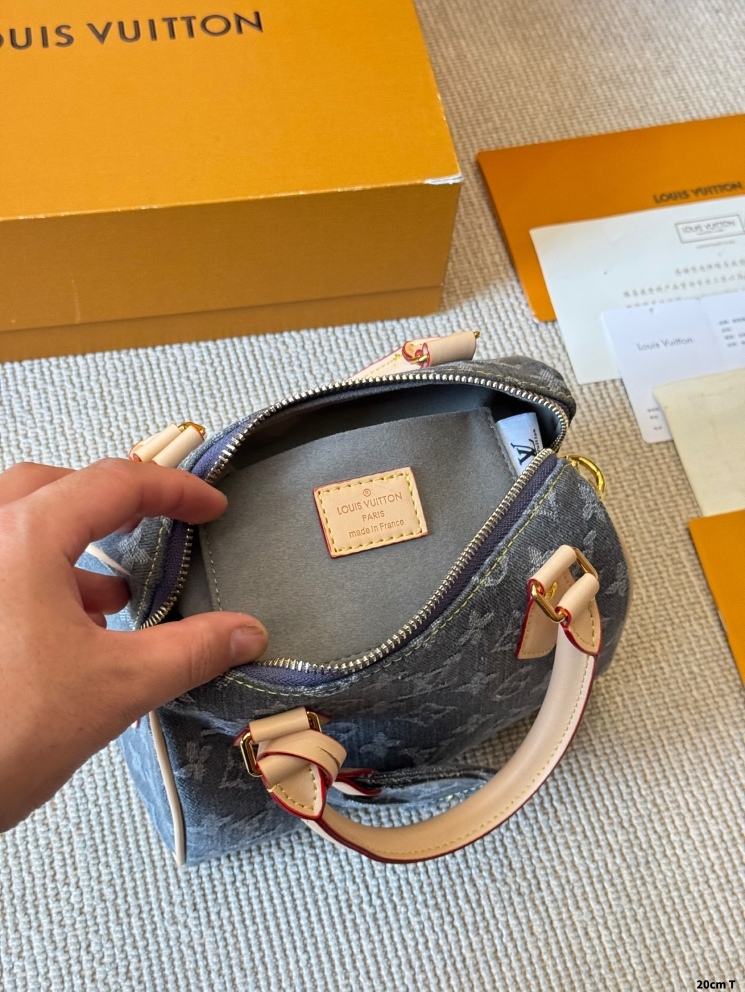 20 Denim Pillow Bag 20*16cm