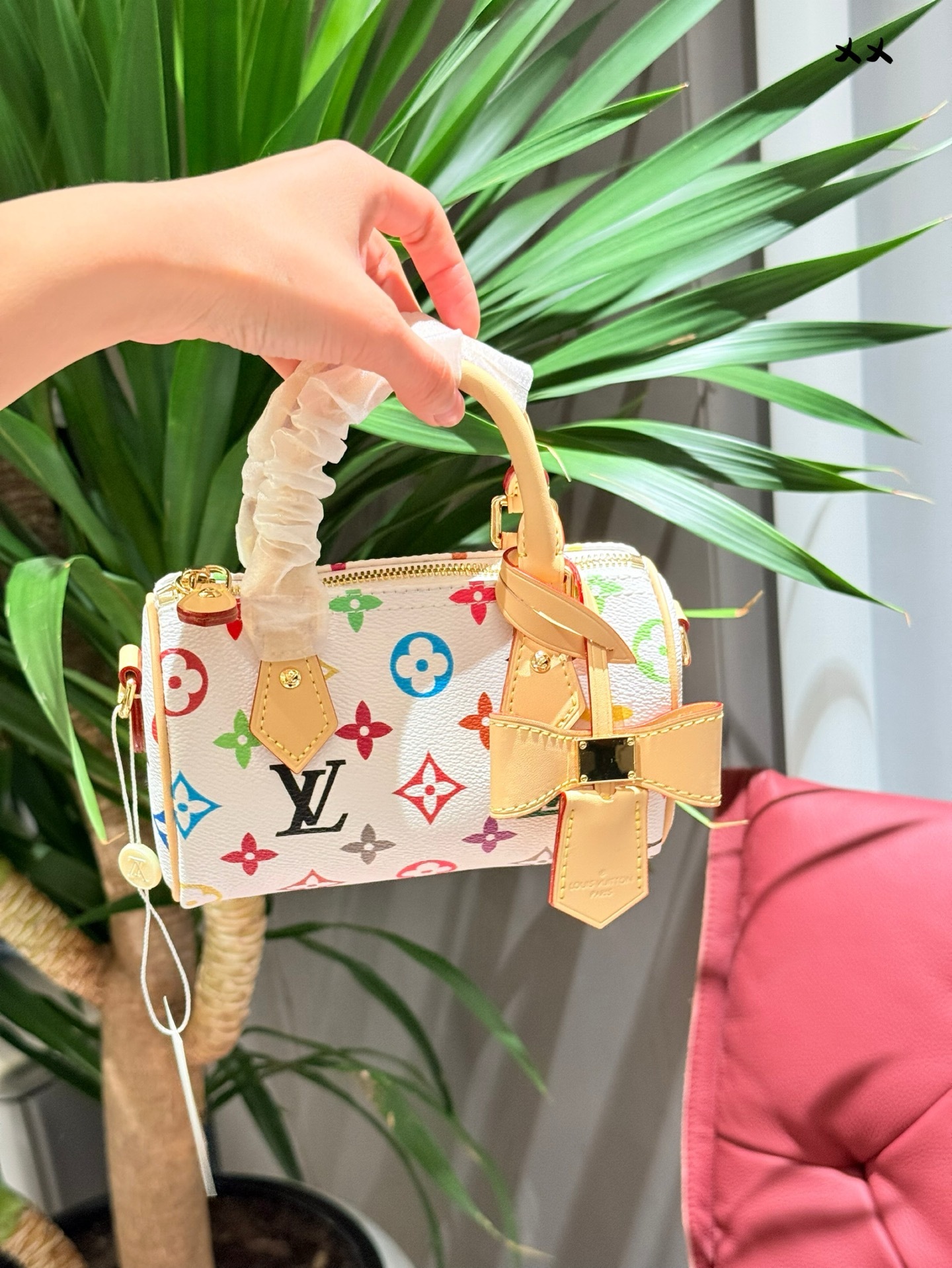 White small pillow bag 16cm