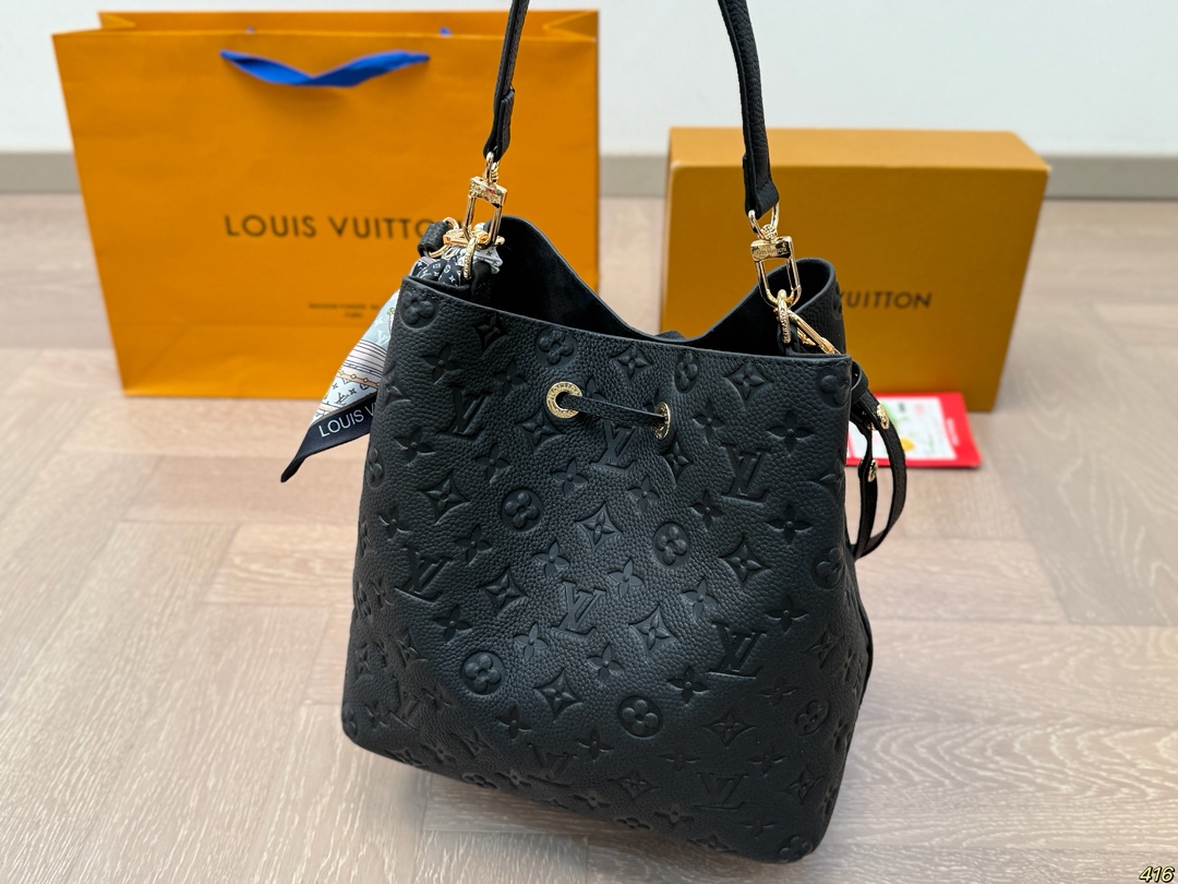 Drawstring bucket bag25*25cm