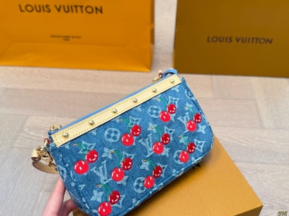 Cherry Series Mahjong Bag Underarm Bag21*12cm