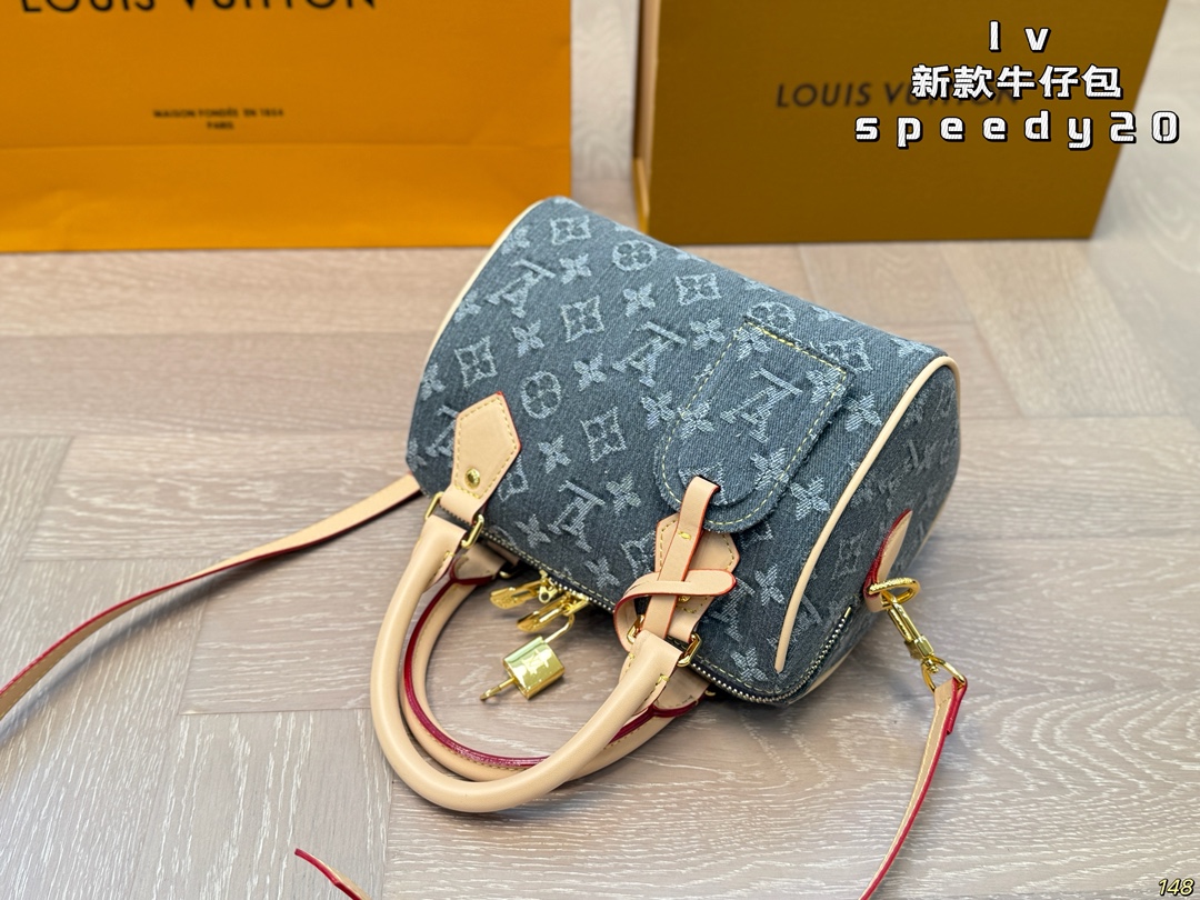 Denim pillow bag20*14cm