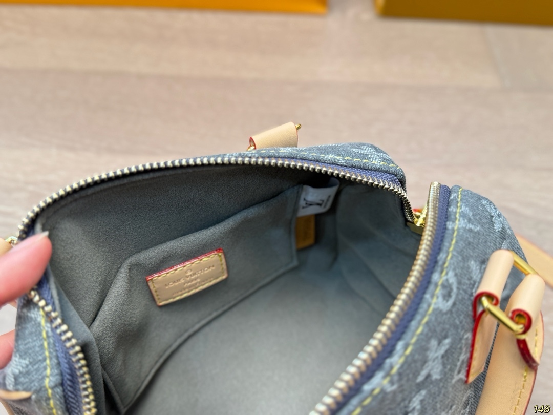 Denim pillow bag20*14cm