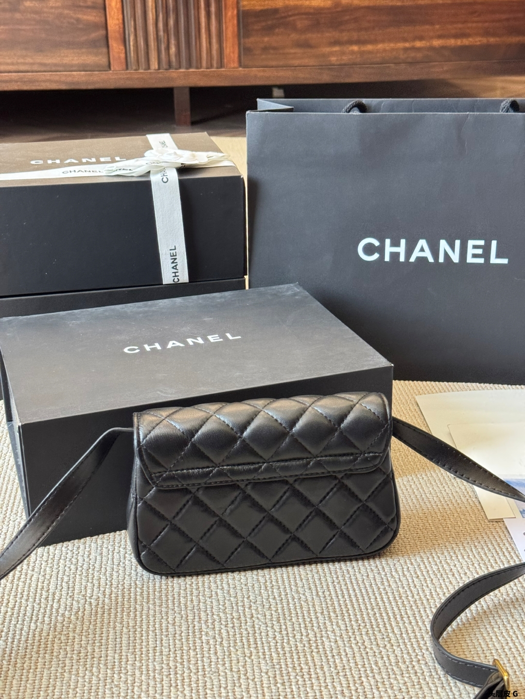 Handmade flap bag19*12cm