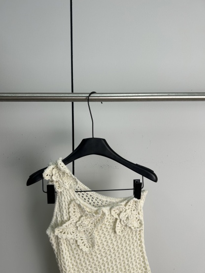 Off-shoulder knit top