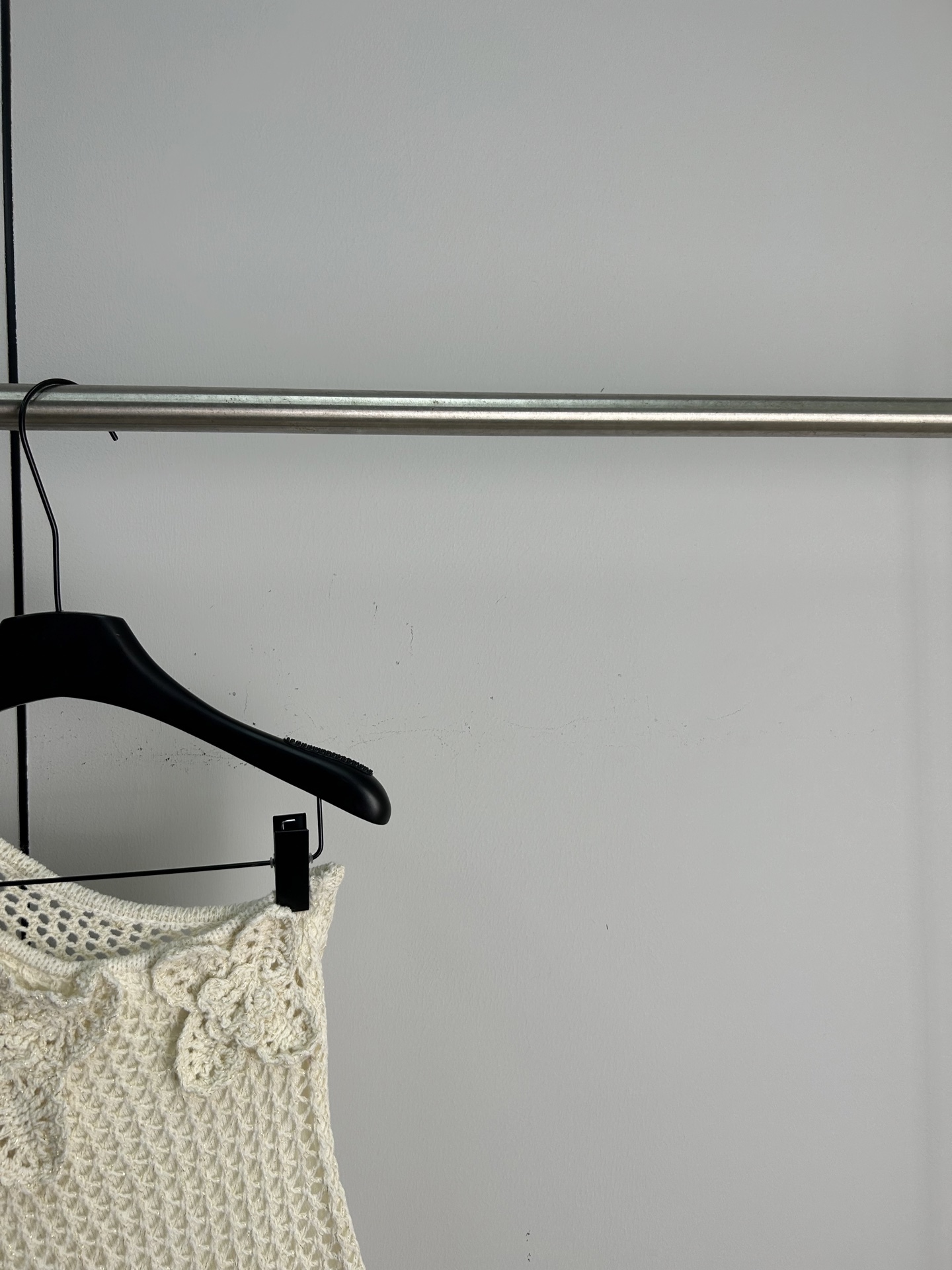 Off-shoulder knit top