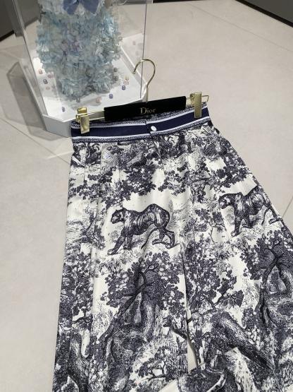 Short-sleeved high-waisted trousers suit