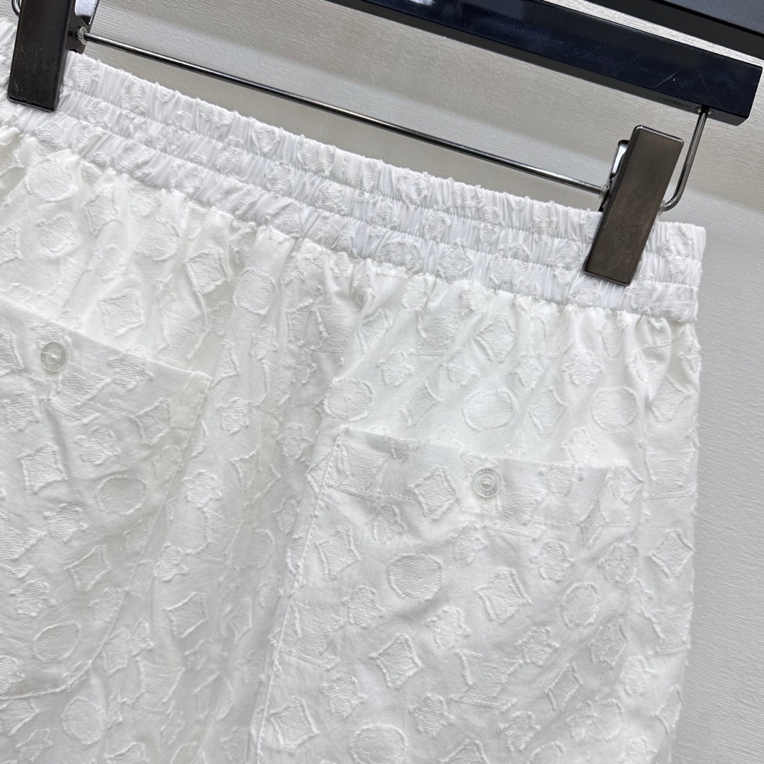 Jacquard stretch shorts