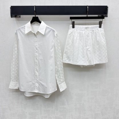 Jacquard stretch shorts