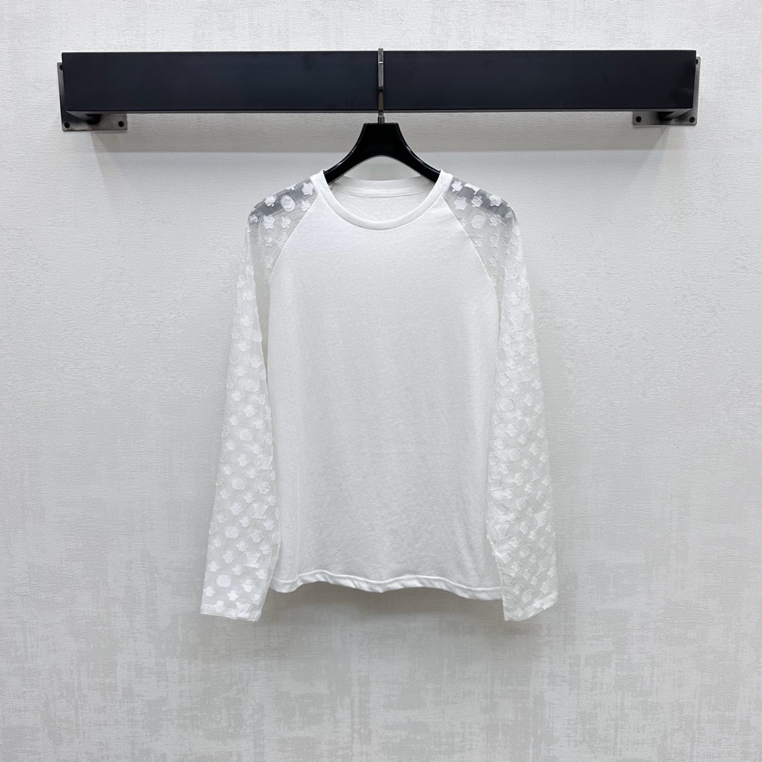 Jacquard stitching long sleeves