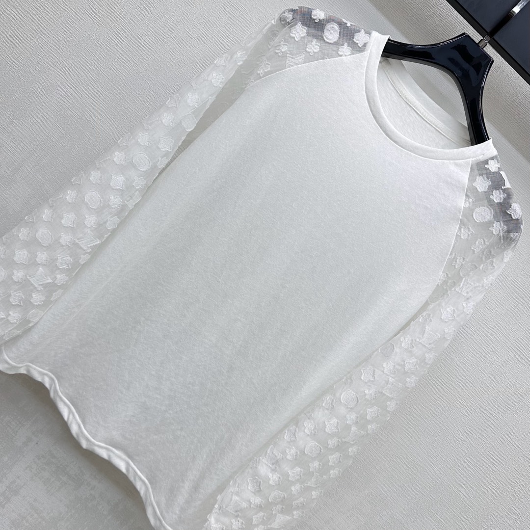 Jacquard stitching long sleeves