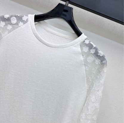 Jacquard stitching long sleeves